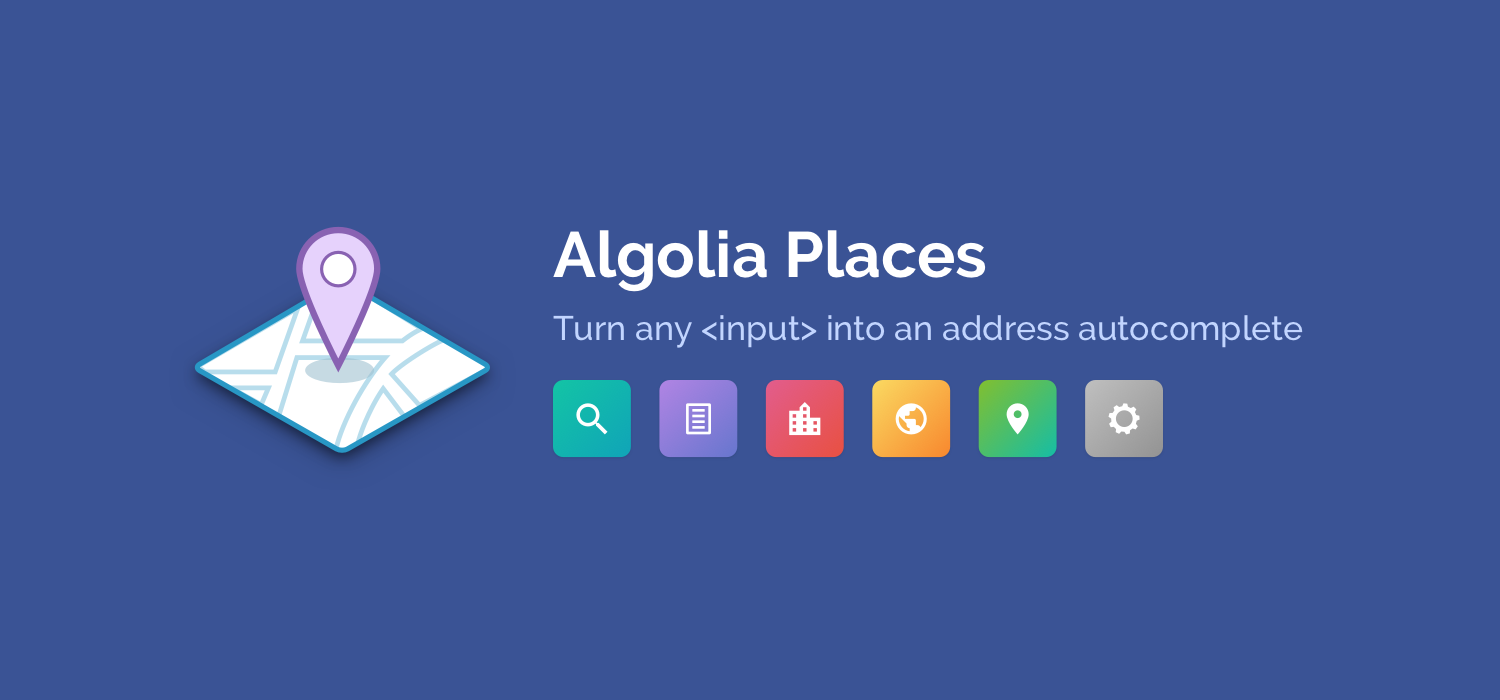 logo de Algolia Places