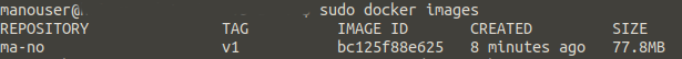 docker image